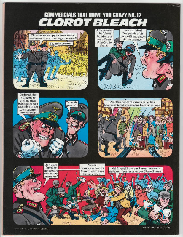 Crazy Magazine #10 back cover