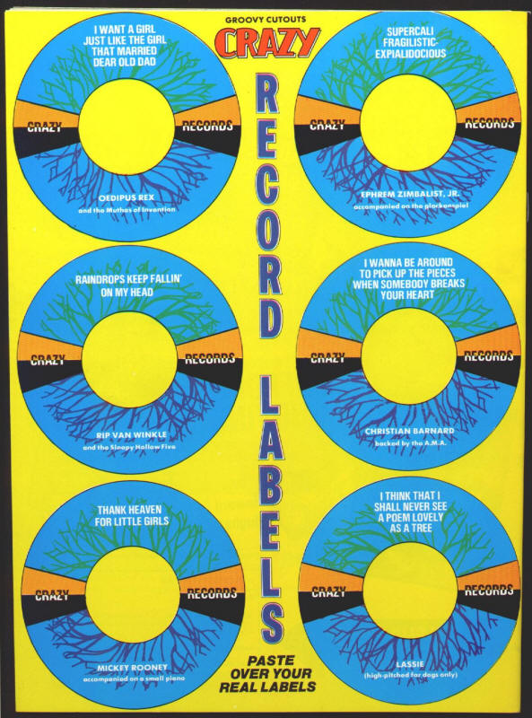 Crazy Magazine #15 back cover