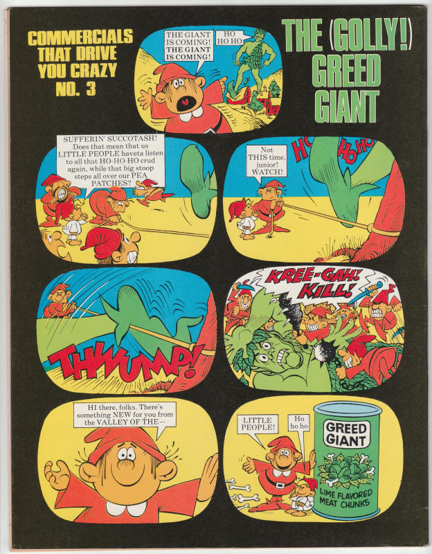 Crazy Magazine #4 back cover