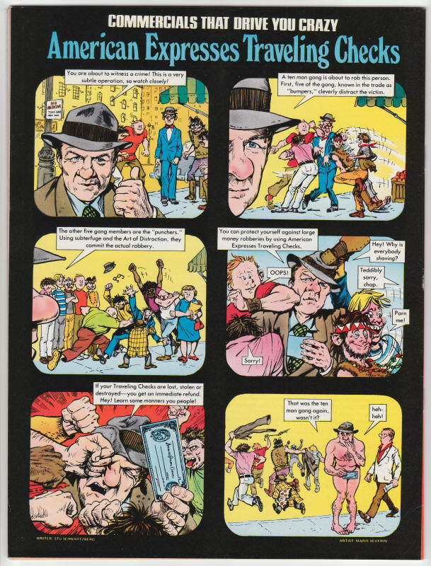 Crazy Magazine #9 back cover