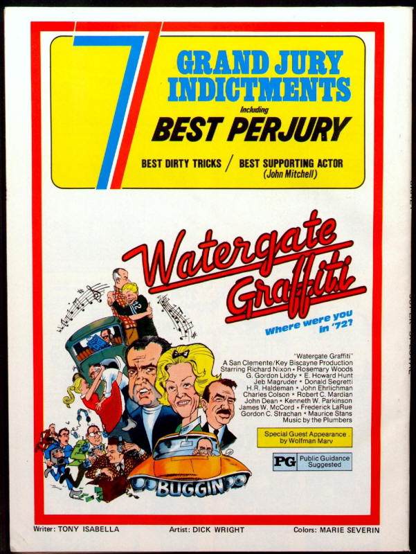 Crazy Magazine Super Special #1 back cover