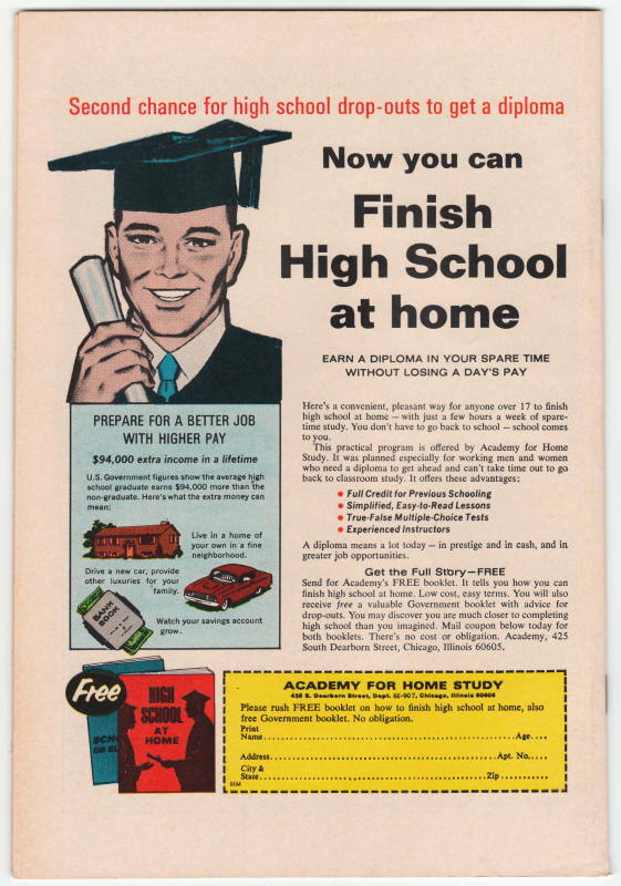 Creatures On The Loose #12 back cover