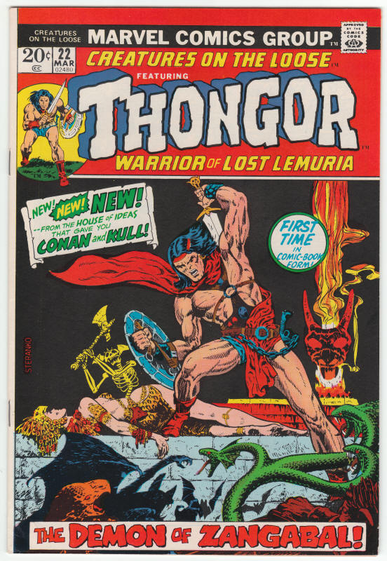 Creatures On The Loose #22 front cover