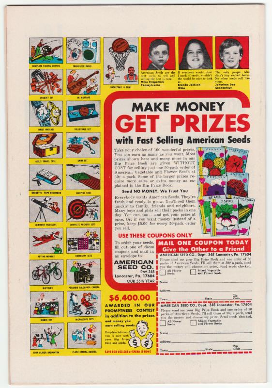 Creatures On The Loose #23 back cover