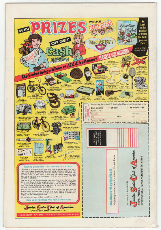 Creatures On The Loose #31 back cover