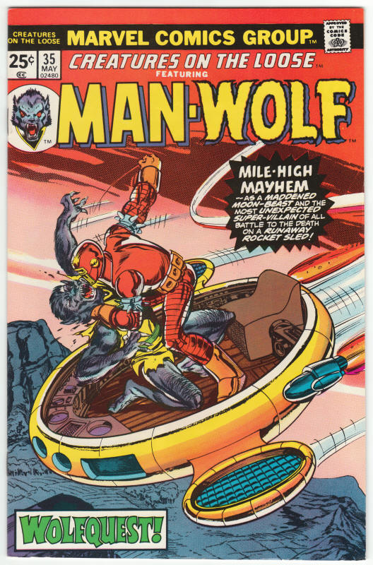 Creatures On The Loose #35 front cover