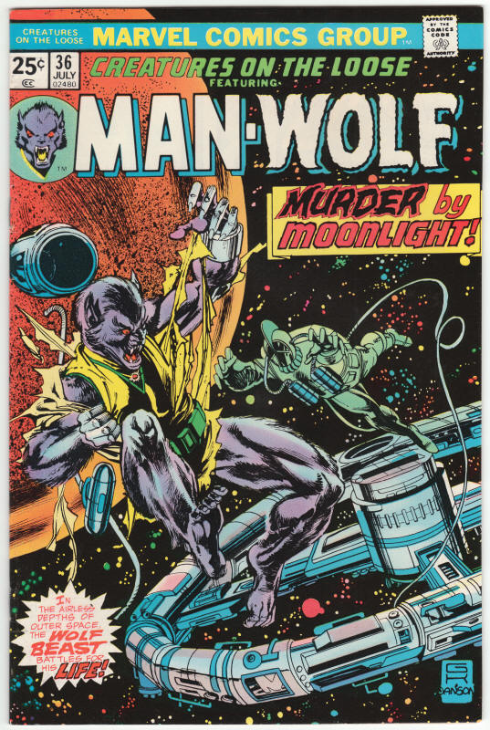 Creatures On The Loose #36 front cover