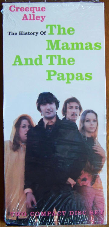 Creeque Alley History Mamas Papas CD Long Box front