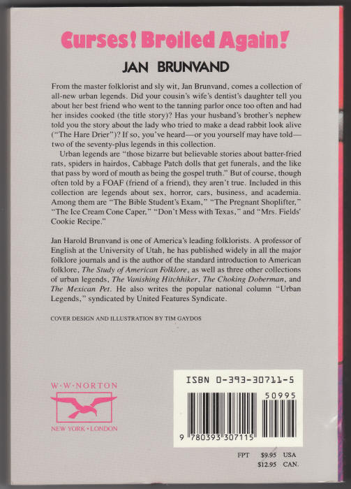 Curses Broiled Again back cover