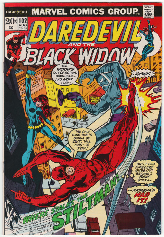 Daredevil 102 front cover