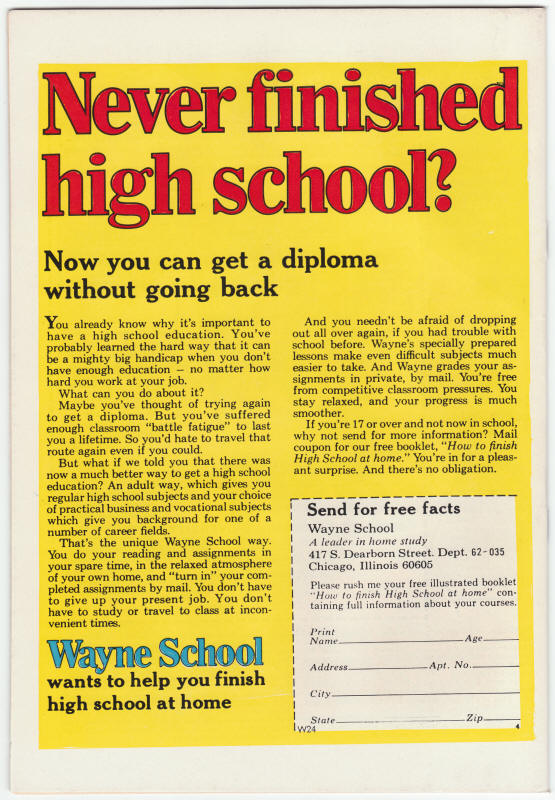 Daredevil 119 back cover