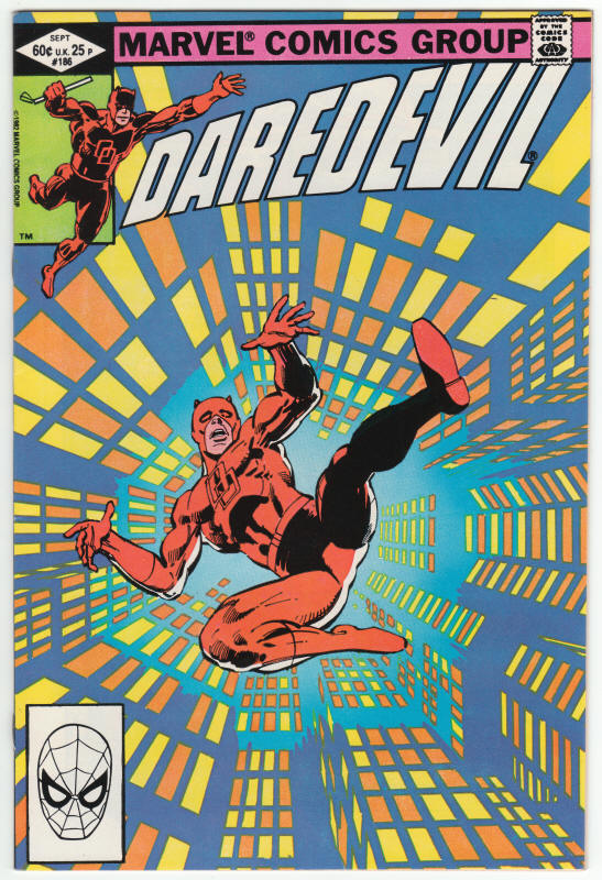 Daredevil #186 front cover
