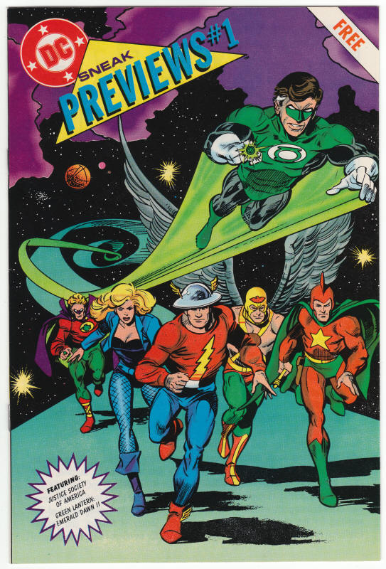 DC Sneak Previews #1 front cover