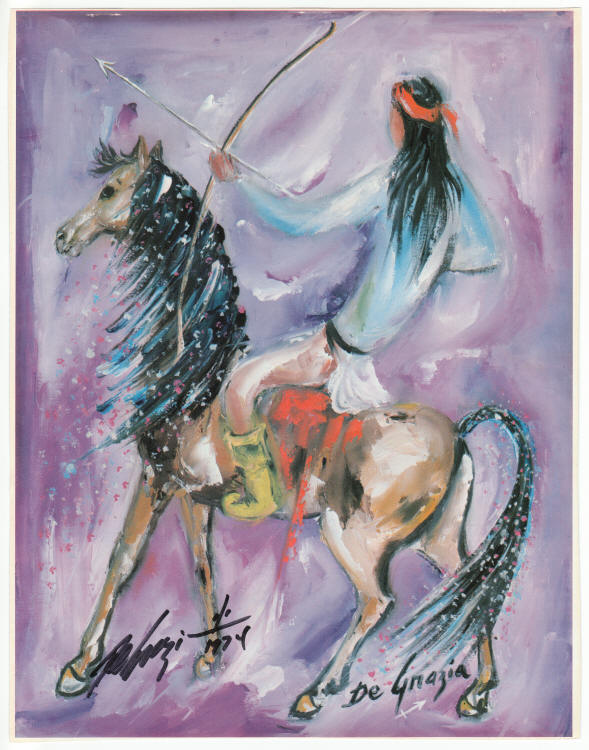 Sagittarius Ted DeGrazia Signed Print