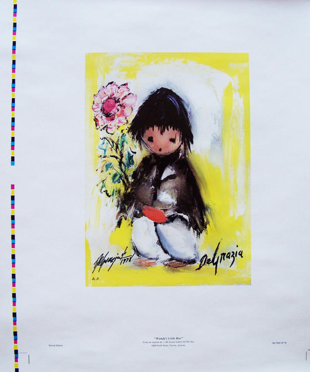 Ted DeGrazia Wandas Little Boy Signed Print