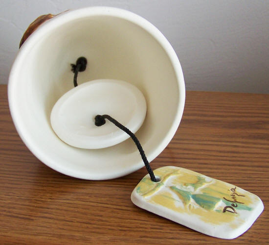 Ted DeGrazia Wind Tamers Ceramic Bell bottom