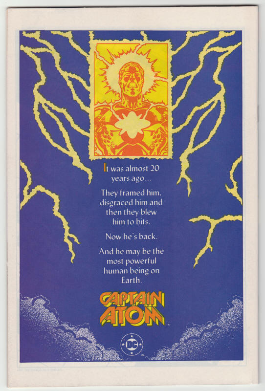 Detective Comics #572 back cover