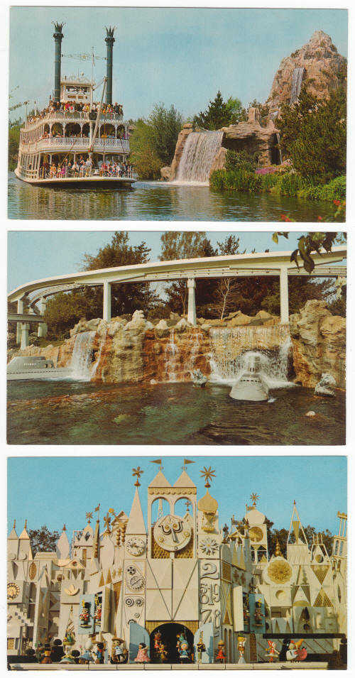 1960s Disneyland Post Cards