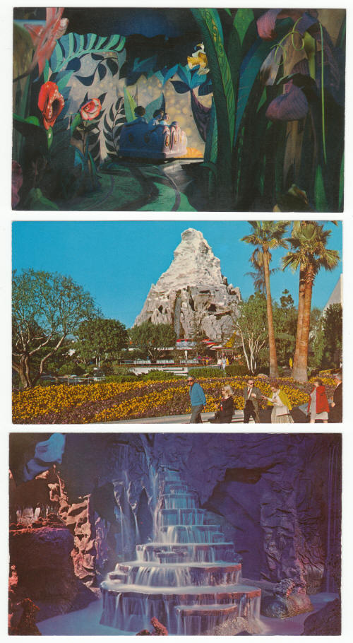 1960s Disneyland Post Cards