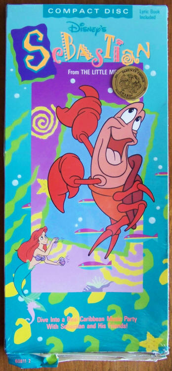 Disneys Sebastian CD Long Box front