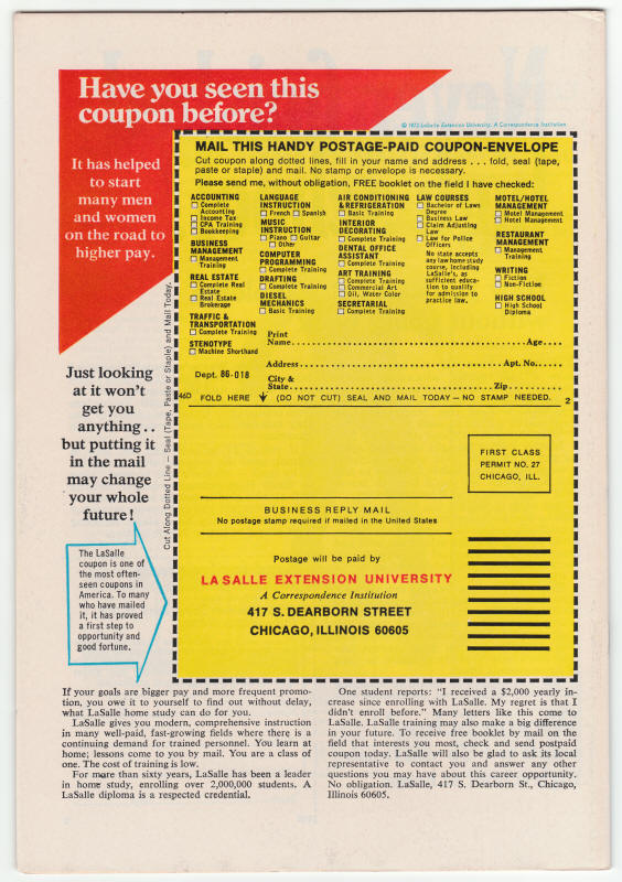 Doc Savage #4 back cover