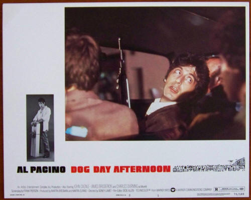 Dog Day Afternoon Lobby Card #1