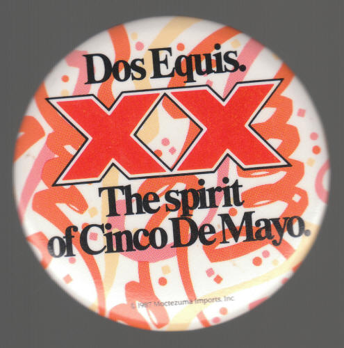 Dos Equis XX Button