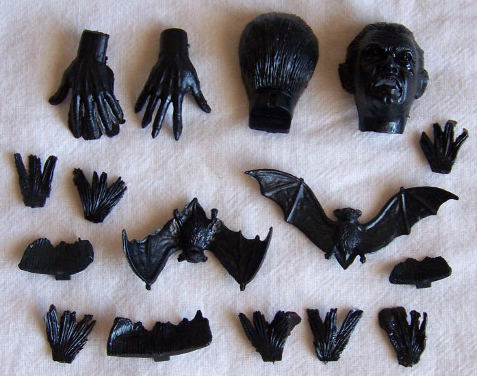 Aurora Dracula Model Kit Spare Parts