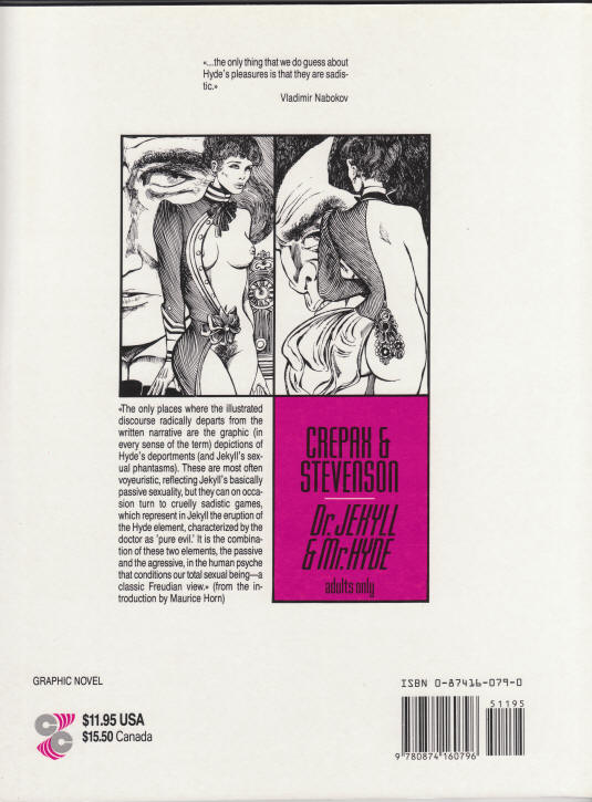 Dr Jekyll And Mr Hyde back cover