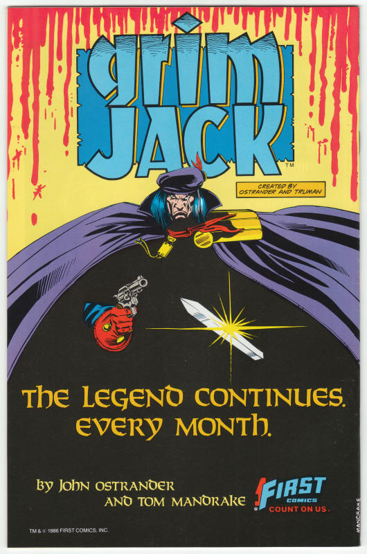 Dynamo Joe Special #1 back cover