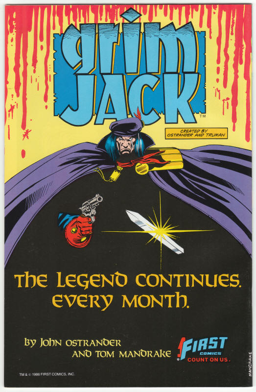 Dynamo Joe Special #1 back cover