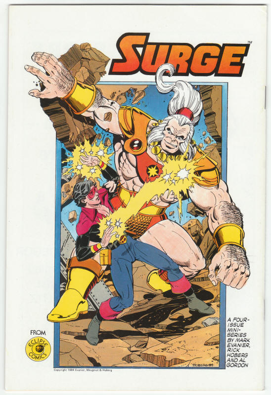 Eclipse Monthly #10 back cover