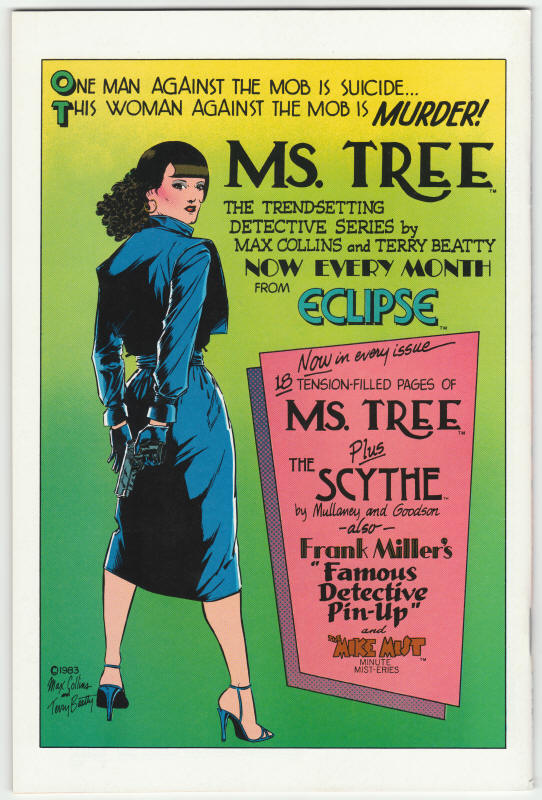 Eclipse Monthly #1 back cover