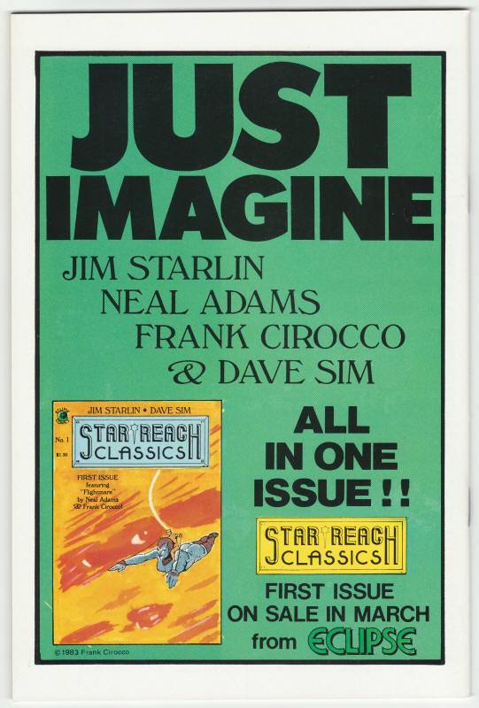 Eclipse Monthly #3 back cover