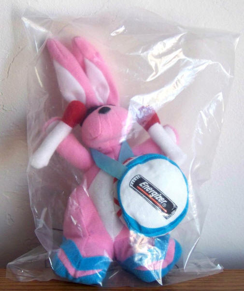 Eveready Energizer Bunny 7 Inch Promo Stuffed Doll Toy Plush front