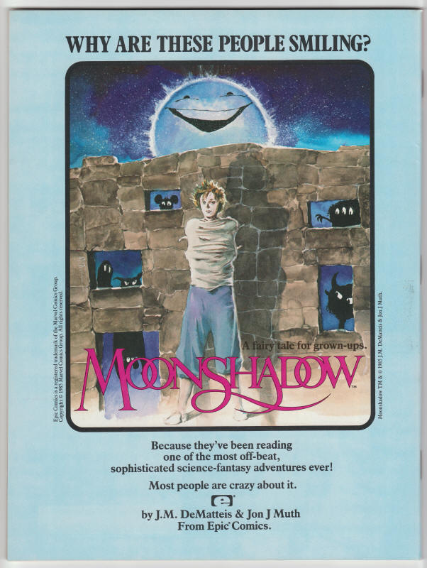 Epic Illustrated #32 back cover