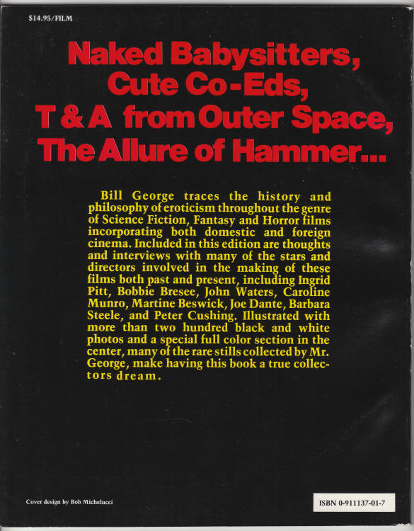 Eroticism In The Fantasy Cinema back cover