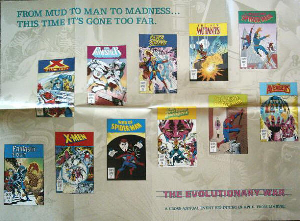 The Evolutionary War Marvel Promo Poster