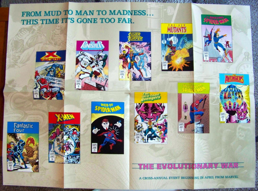 The Evolutionary War Marvel Promo Poster