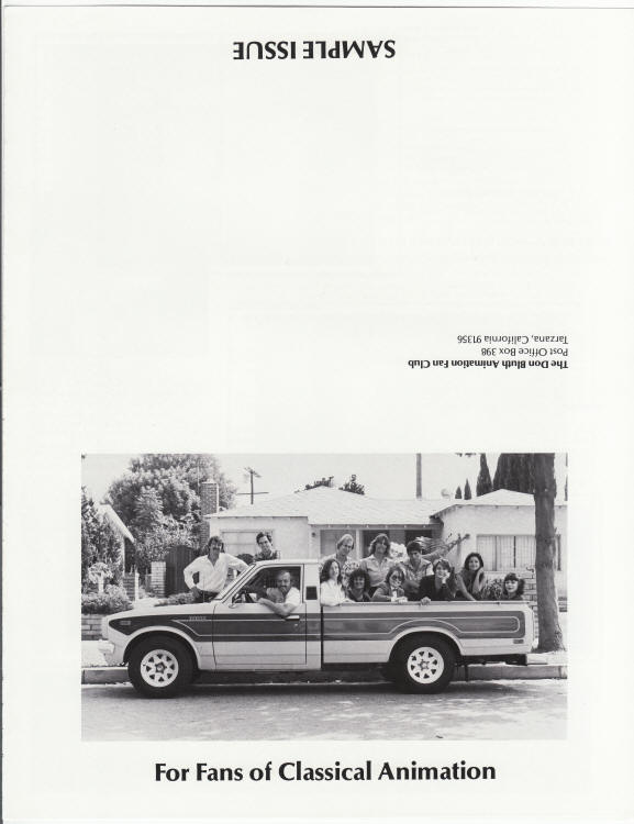 Exposure Sheet #1 Sample back cover