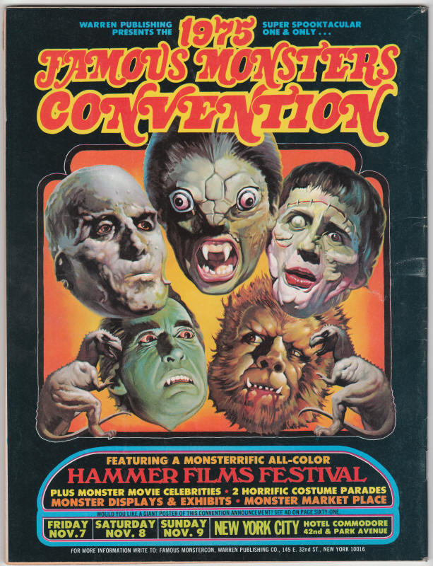 Famous Monsters Of Filmland #122 back cover