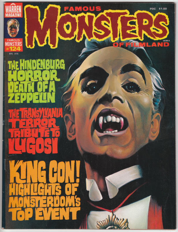 Famous Monsters Of Filmland #124 front cover