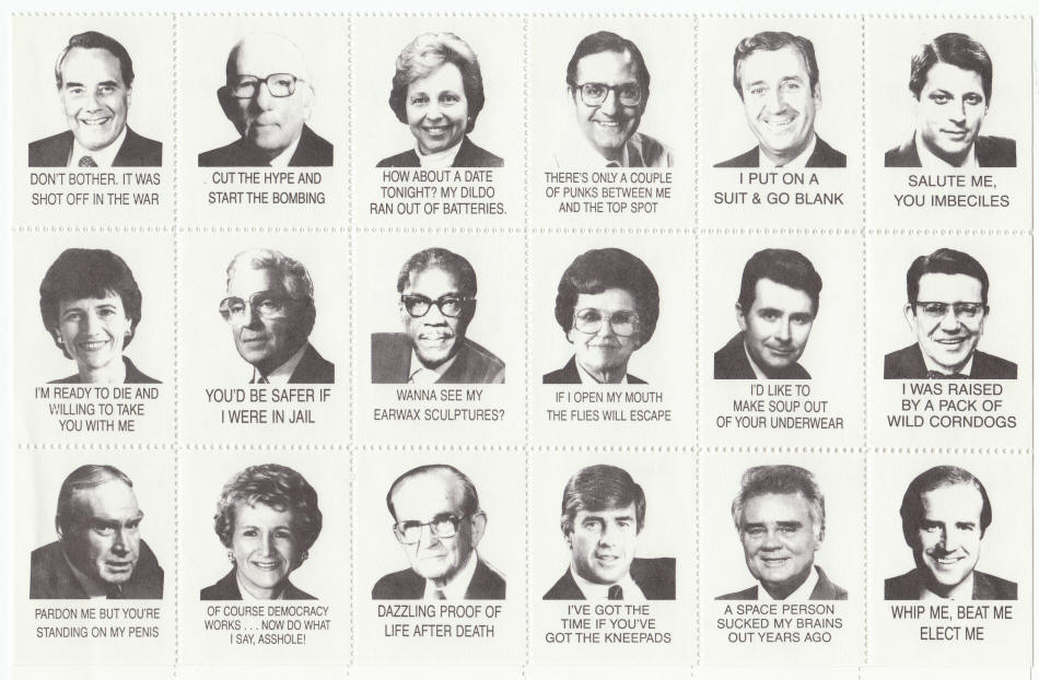 Famous People Insult Stamps