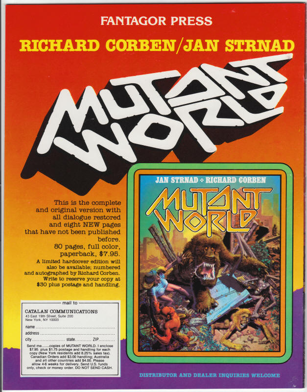 Fantagor Presents Brood back cover