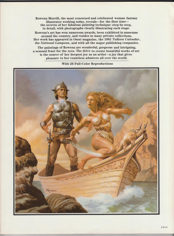 The Fantastic Art Of Rowena back cover