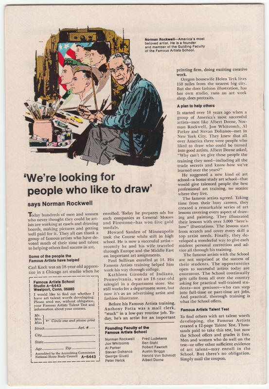 Fantastic Four #105 back cover