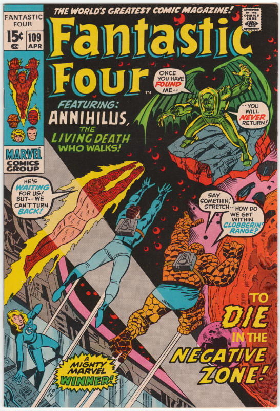 Fantastic Four #109 front cover