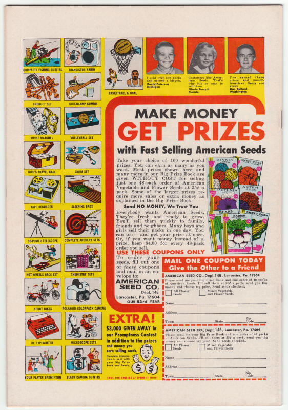 Fantastic Four #111 back cover