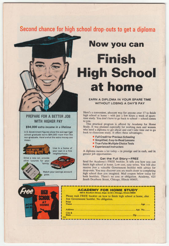 Fantastic Four #113 back cover