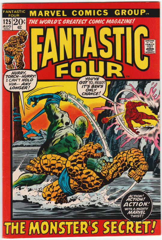 Fantastic Four #125 front cover